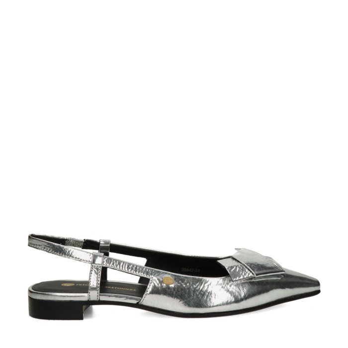 Fred de la Bretoniere Elisse Sling ballerinas & instappers – Zilver