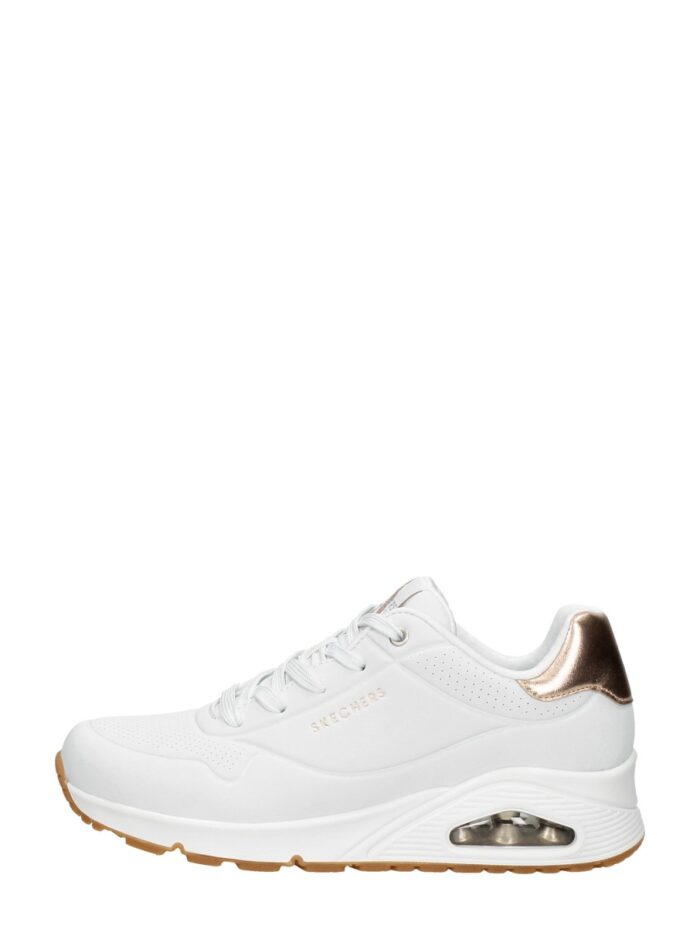 Skechers Uno Metallic sneakers wit Synthetisch