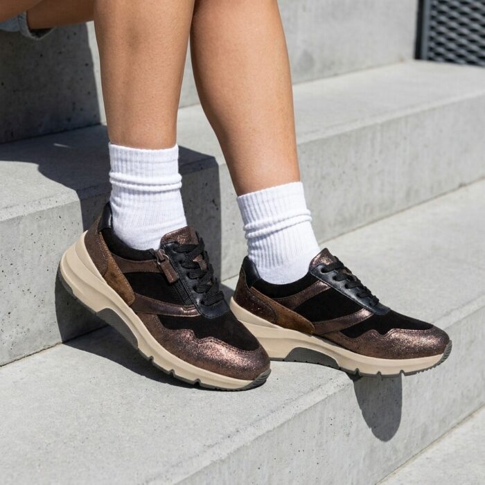 Feyn Jasmin 26 Sneakers brons Suède