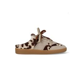 DWRS LABEL DWRS NOME cow hair on sand/off white Suede Dames – Beige