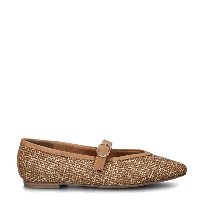 Marco Tozzi ballerinas & instappers – Beige