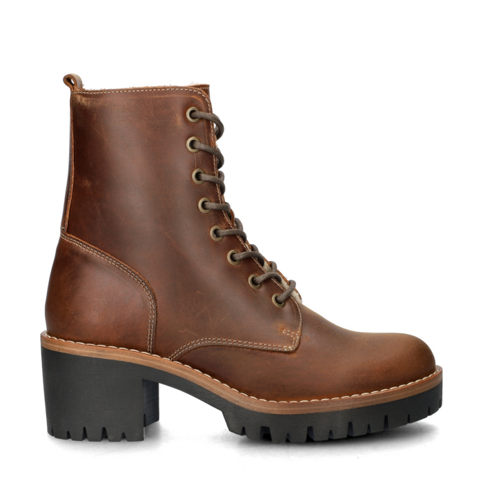 Nelson veterboots – Cognac