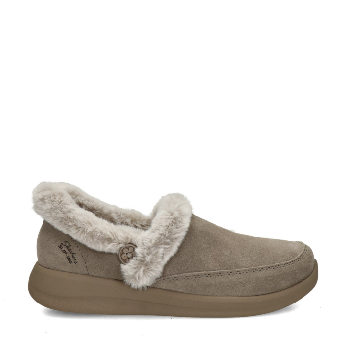 Skechers Hands Free Slip-ins Cozy Escape Frosty Bliss pantoffels – Taupe