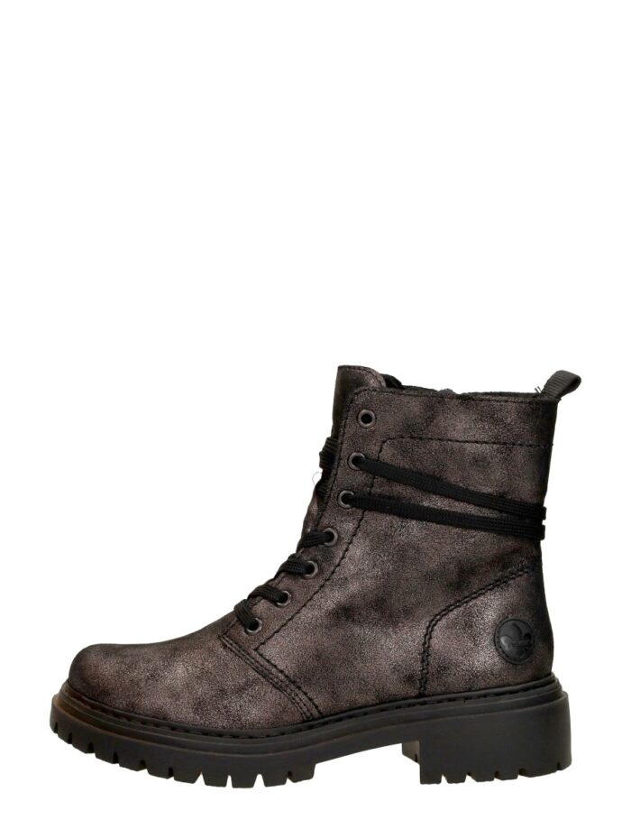 Rieker Veterschoenen Hoog – Brons