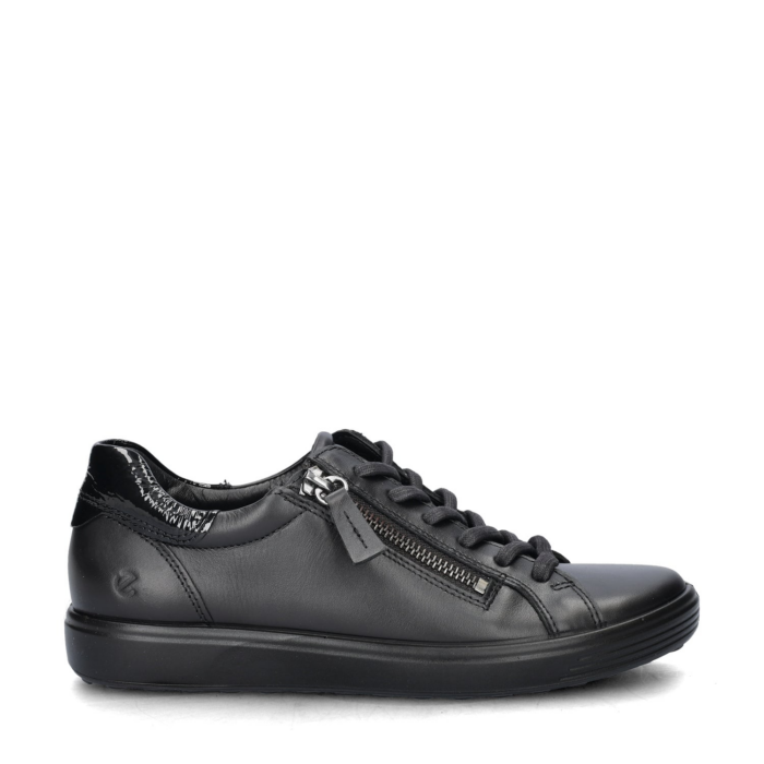 ECCO Soft 7 lage sneakers – Zwart