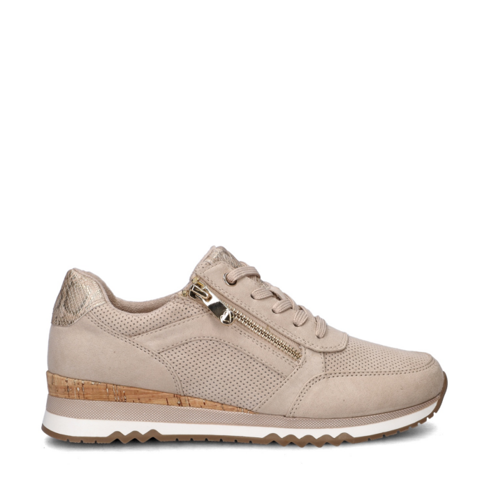 Marco Tozzi lage sneakers – Beige