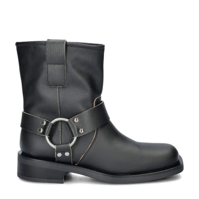 Nelson bikerboots – Zwart