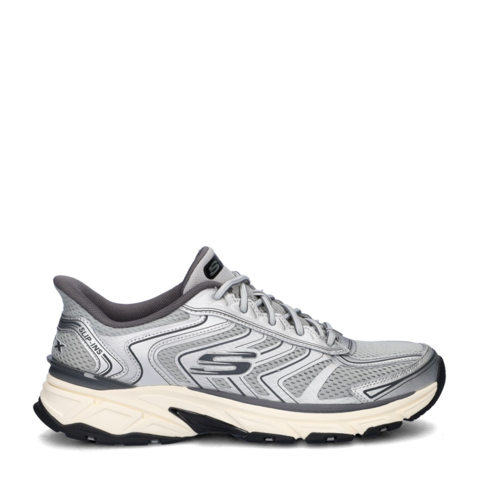 Skechers Hands Free Slip-In Stamina Sport lage sneakers – Zilver