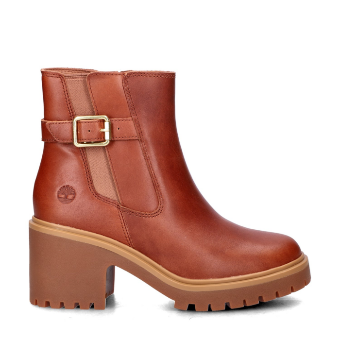 Timberland Stone Heights rits- & gesloten boots – Cognac