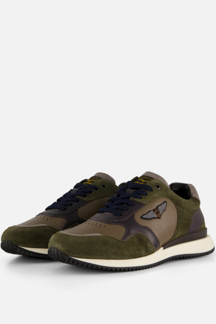 PME Legend PME Legend Sneakers bruin Synthetisch – Groen
