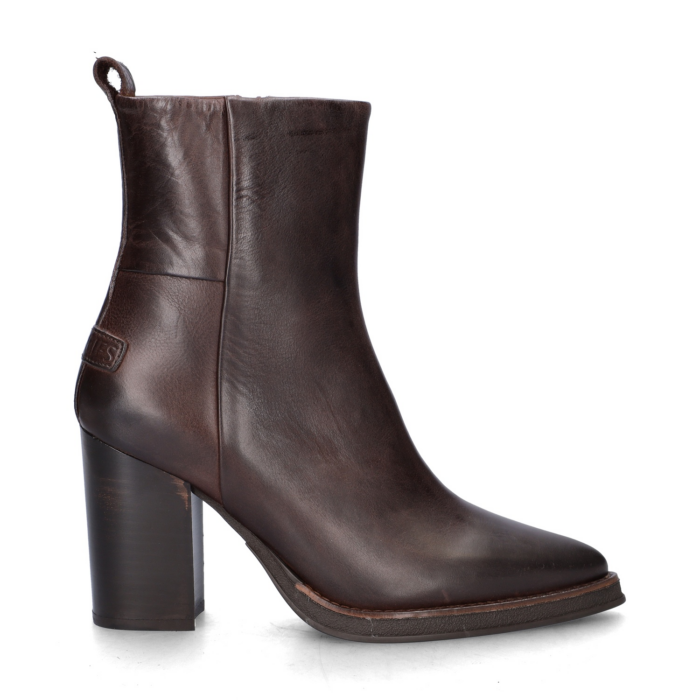 Shabbies Amsterdam Grunch Ami rits- & gesloten boots – Bruin