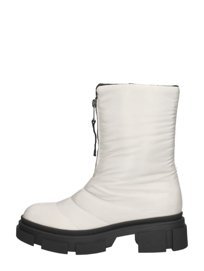 Posh By Poelman Enkellaarsjes Plat – Wit