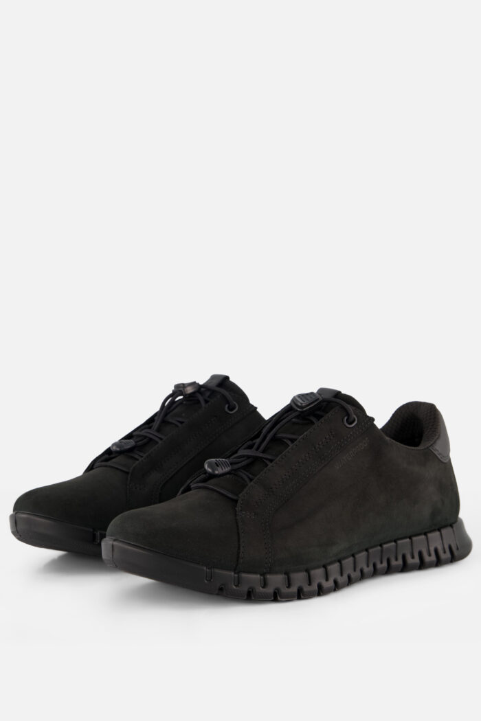 ECCO Gruuv lite W Sneakers zwart Nubuck