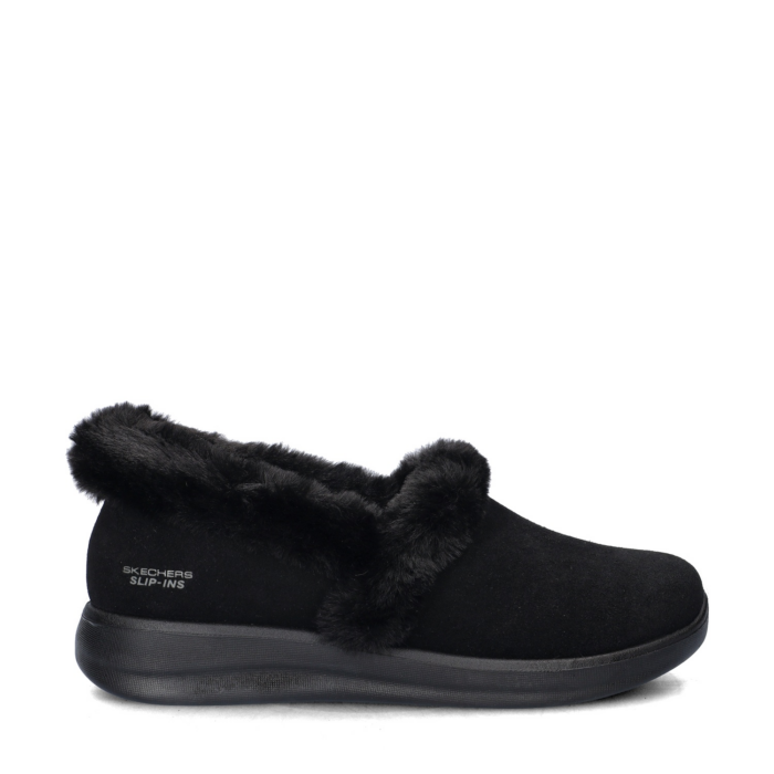 Skechers Hands Free Slip-Ins Cozy Escape pantoffels – Zwart