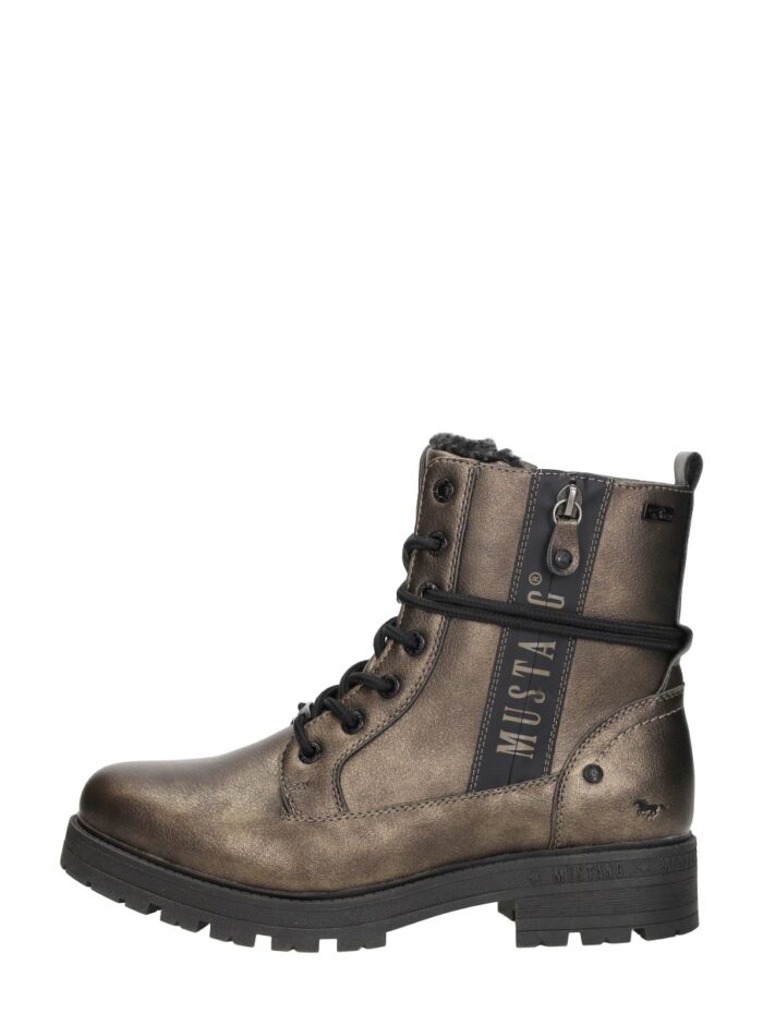 mustang Veterschoenen Hoog – Goudkleur