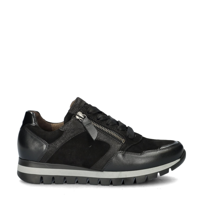 Gabor Optifit lage sneakers – Zwart