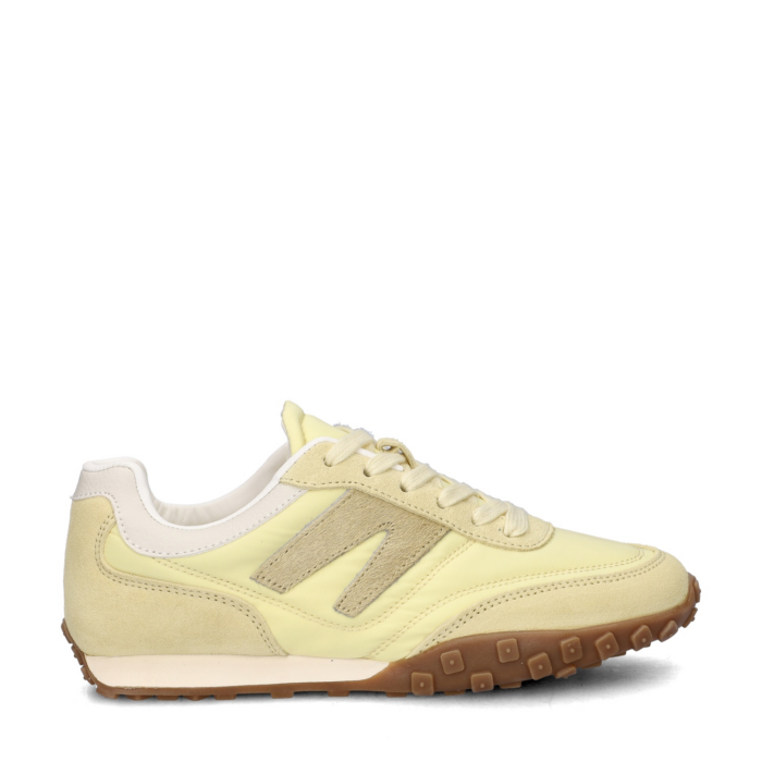 Nelson lage sneakers – Geel
