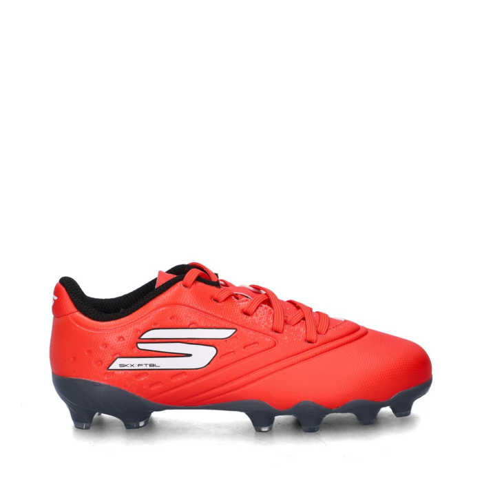 Skechers Razor 1.5 JR Crib FG kids voetbalschoenen – Rood