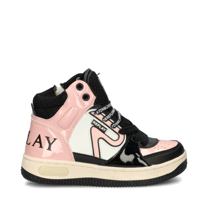Replay Epic Jr. hoge sneakers – Zwart