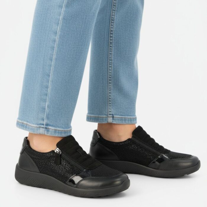 Feyn Kira 33 Sneakers zwart Leer K-Leest