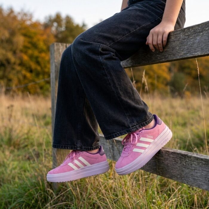 Adidas VL Court Bold Sneakers roze – Paars