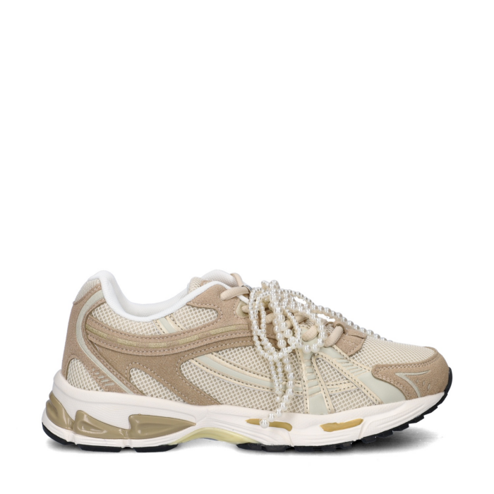 Nelson lage sneakers – Beige