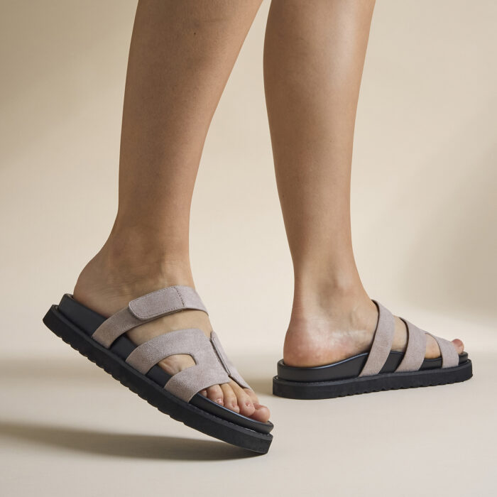 Ann Rocks Ann Rocks Sandalen taupe Pu