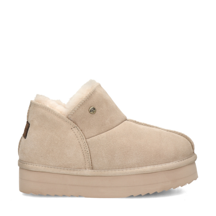 Warmbat Australia Willow Plateau gevoerde boots – Beige