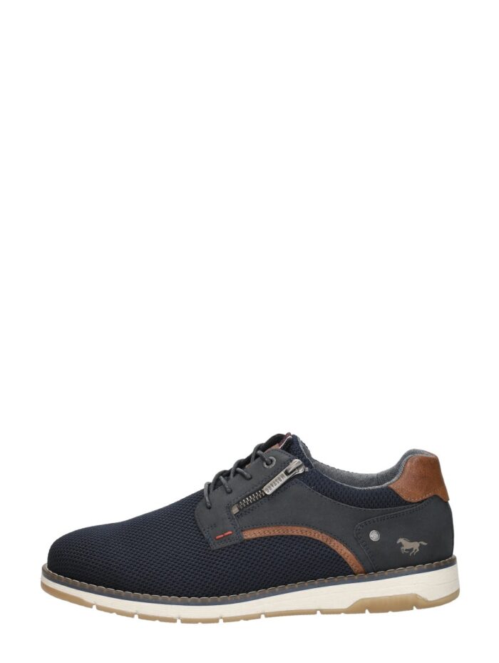 mustang Veterschoenen Laag – Blauw