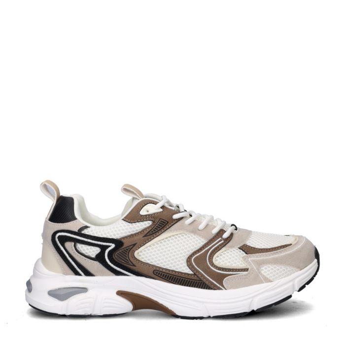 Nelson lage sneakers – Bruin