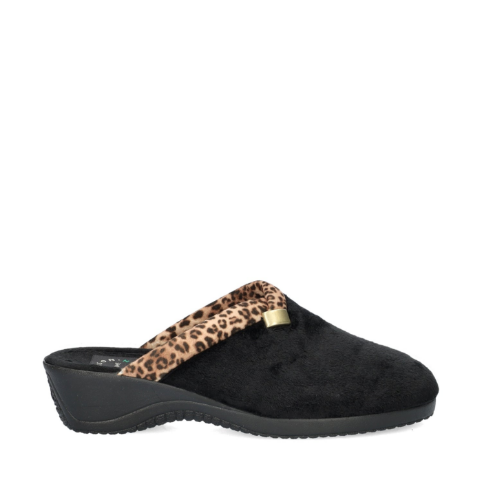 Nelson Home pantoffels – Zwart