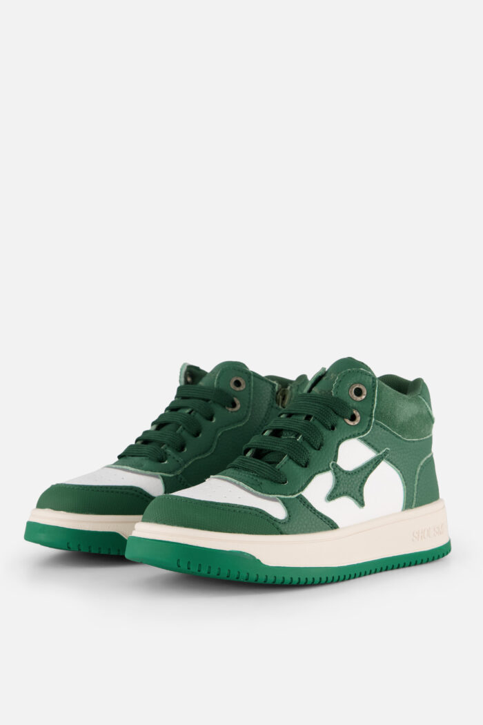 Shoesme New Outsole Sneakers groen Suede