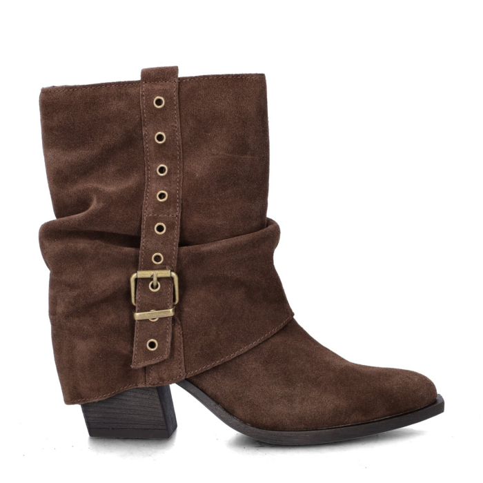 Nelson rits- & gesloten boots – Bruin