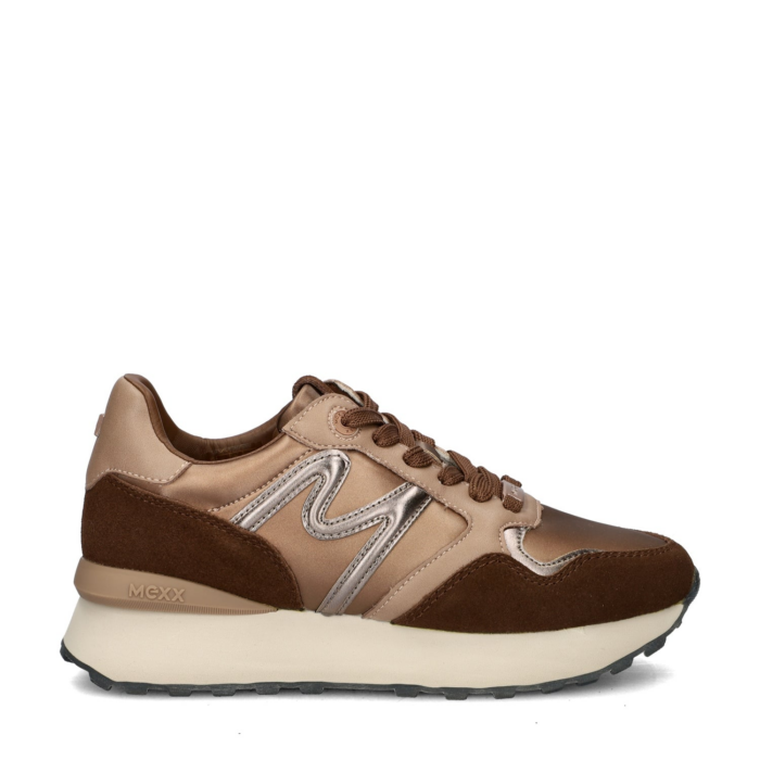 Mexx Juju lage sneakers – Bruin