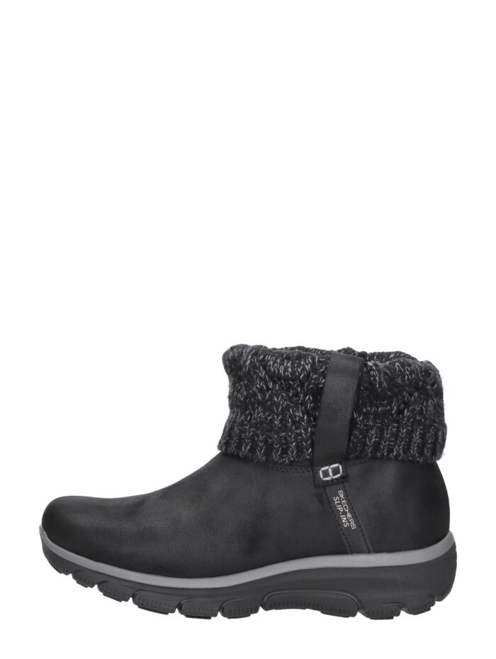 Skechers Hands Free Slip-Ins Easy Going gevoerde boots – Zwart