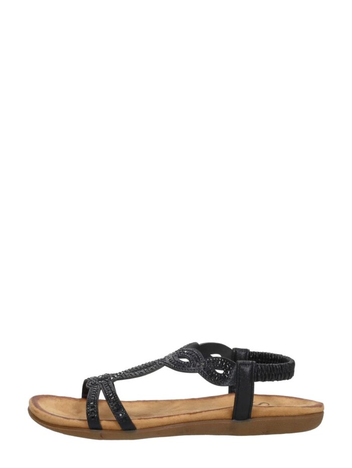 Sub55 Sandalen Plat – Zwart