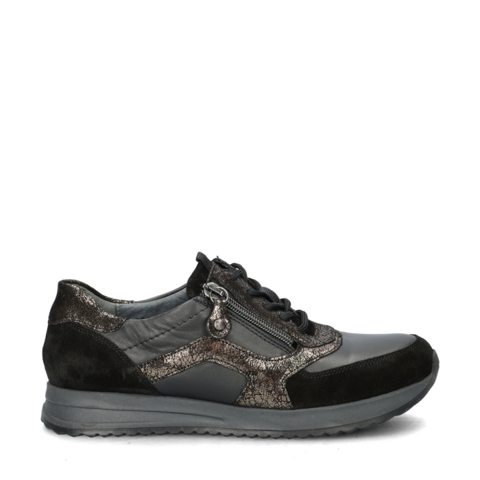 Waldläufer H-Vicky lage sneakers – Zwart