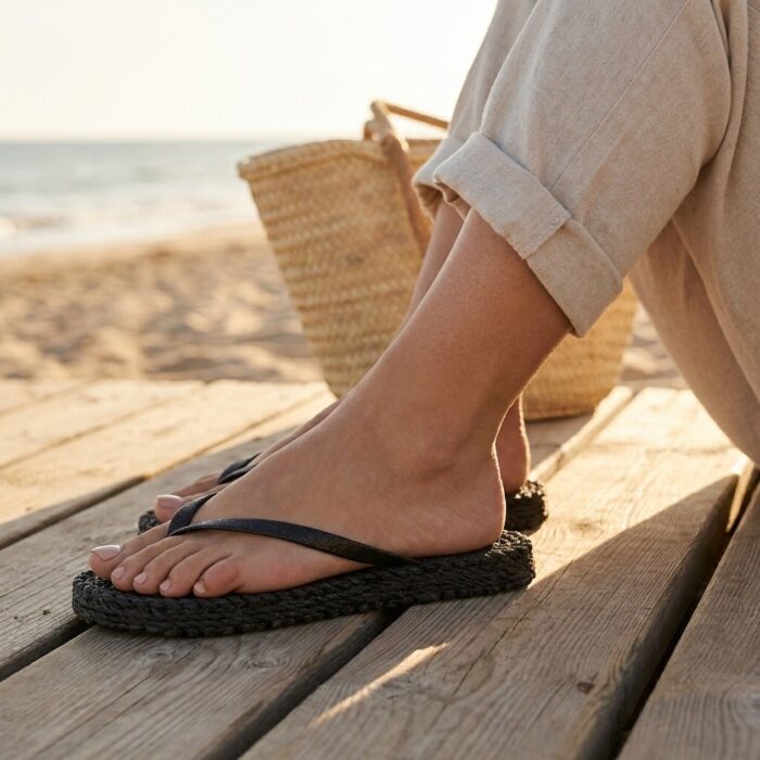 Ilse Jacobsen Ilse Jacobsen Slippers Zwart Rubber