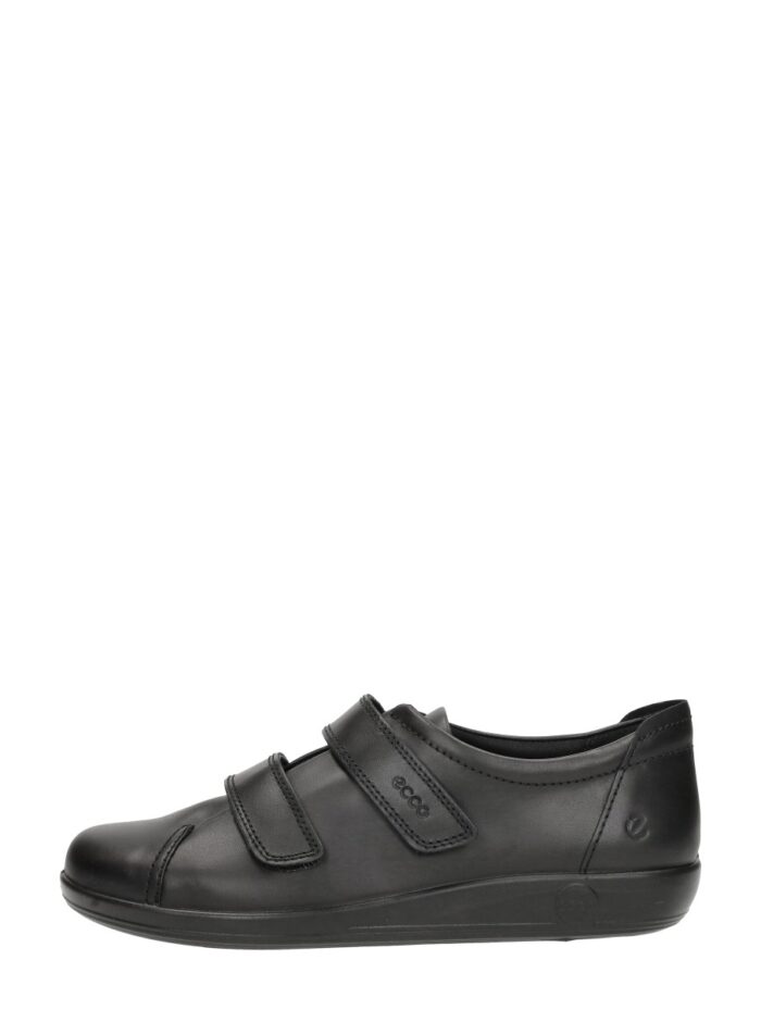 ECCO Soft 2.0 lage sneakers – Zwart