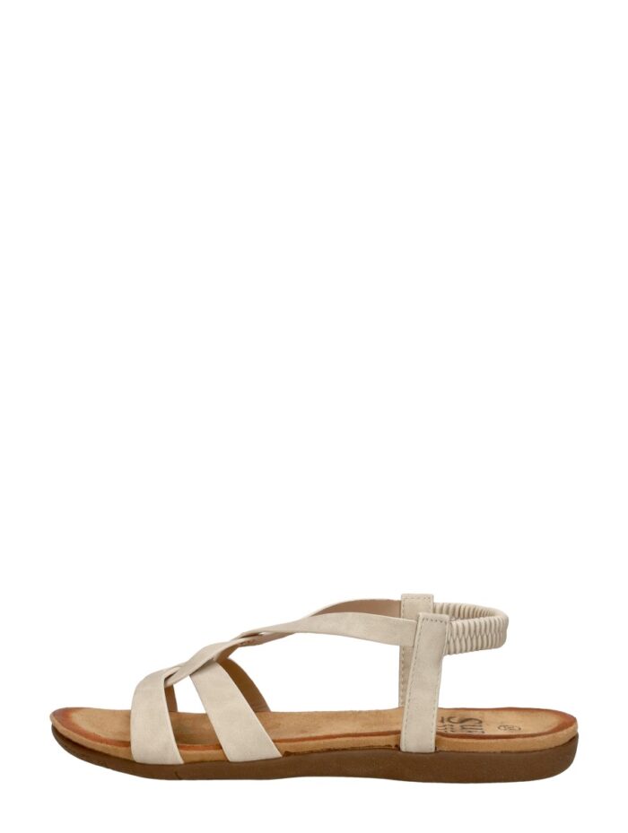 Sub55 Sandalen Plat – Gebroken wit