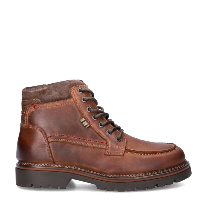 Nelson veterboots – Cognac