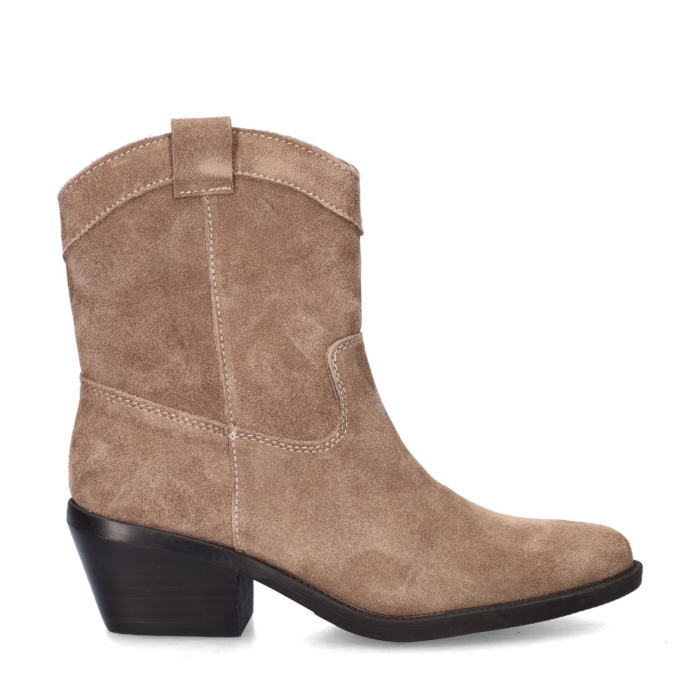 Nelson rits- & gesloten boots – Taupe
