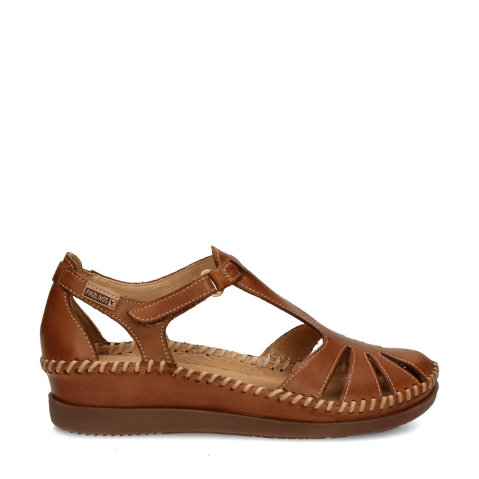 Pikolinos Cadaques sandalen – Cognac