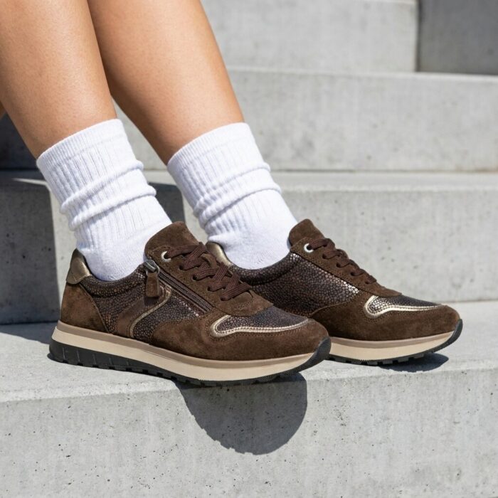 Feyn Kivian Sneakers bruin Suède K-Leest