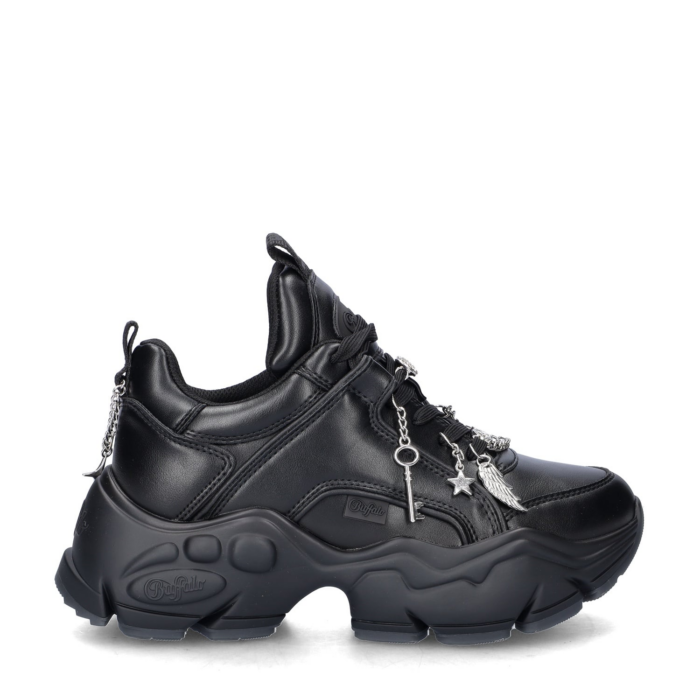 Buffalo Binary Punk sneakers – Zwart