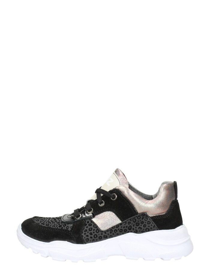 Braqeez Meisjes Veterschoenen – Zwart