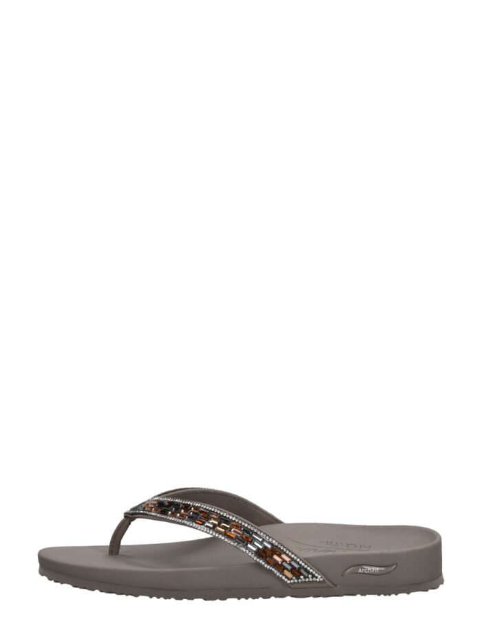 Skechers Meditation Arch Fit slippers – Bruin