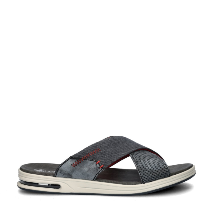Rieker slippers – Blauw
