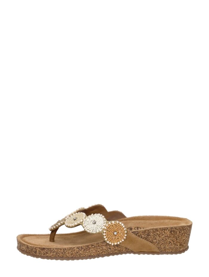 Lazamani Slippers beige Suede