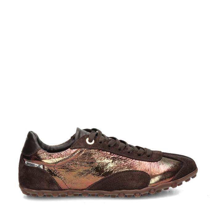 Bronx Gravit-yy lage sneakers – Bruin